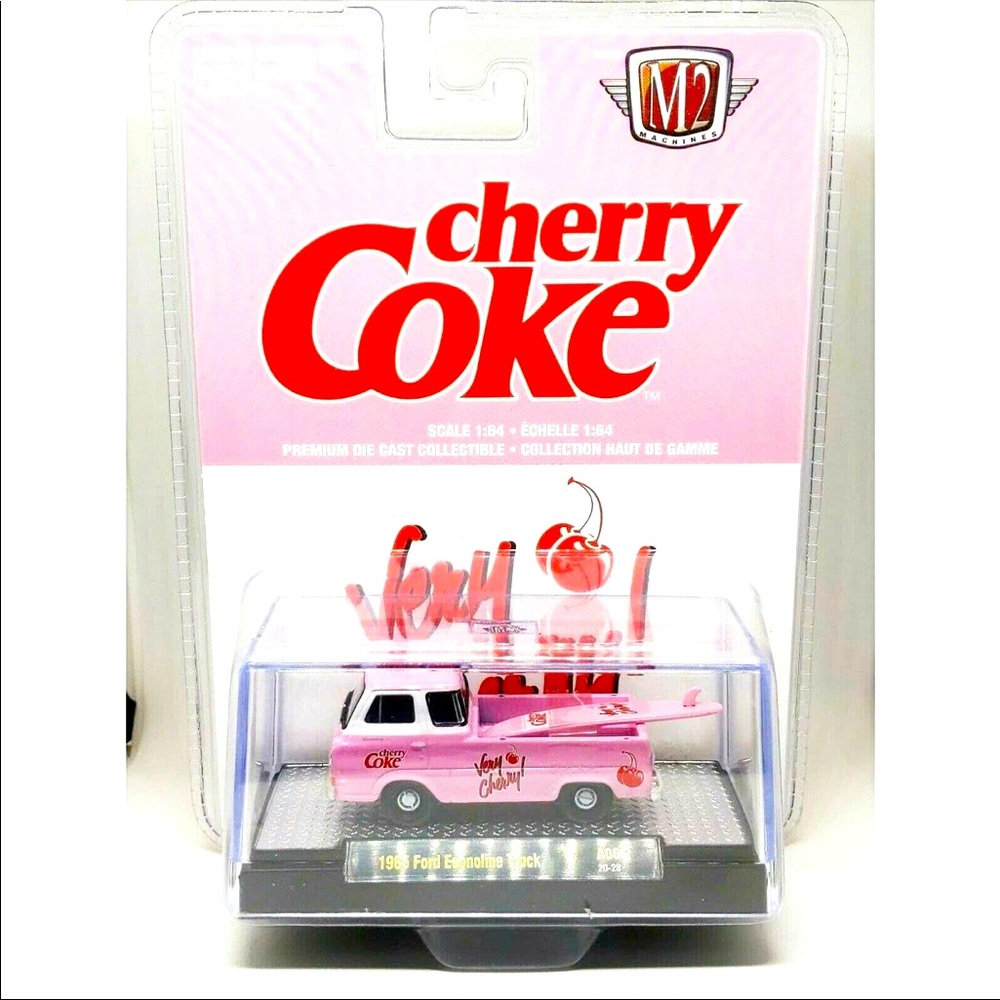 M2 Machines Cherry Coke 1965 FORD Econoline Truck
